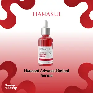 Hanasui Advance Retinol Serum -  Anti Aging Serum untuk Kerutan Halus Tekstur Kulit Cerah Kenyal Encapsulated Retinol, HPR, Advance Niacinamide, 5X Ceramide Essence Wajah