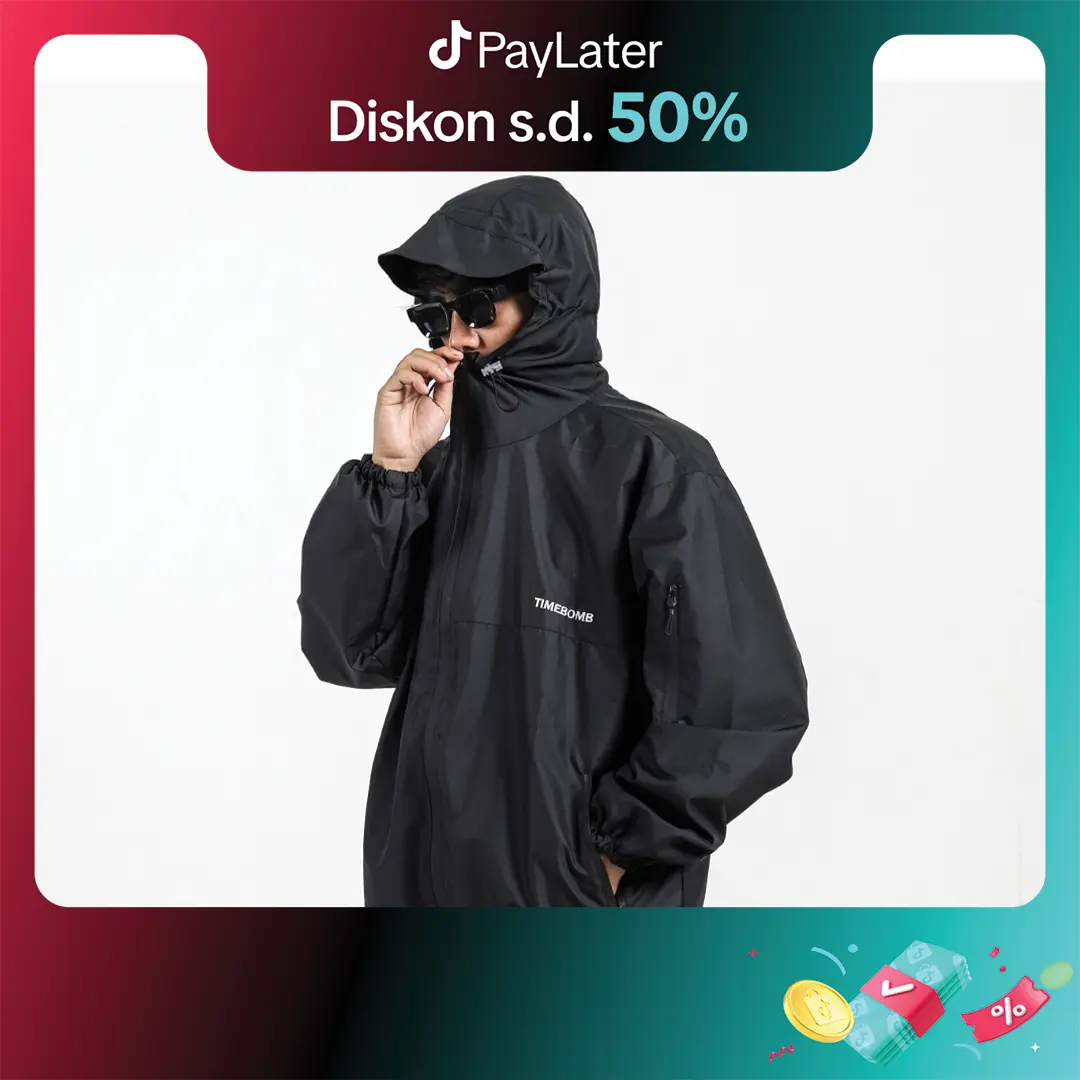 TIMEBOMB JACKET WATERPROOF | GORPCORE | WADING JACKET | JAKET ANORAK TYPE 6