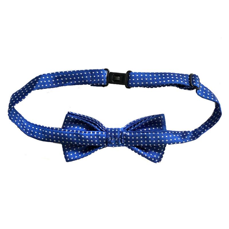 Product Introduction of Children Fashion Formal Polyester Bow Tie Kid Classical Dot Bowties Colorful Butterfly Wedding Party Pet Bowtie Tuxedo Baby Ties 8