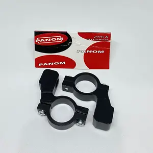 Harga Sepasang Breket Spion Bracket Dudukan Spion Kiri kanan Cnc Universal Drat 14 Honda baut Kunci L