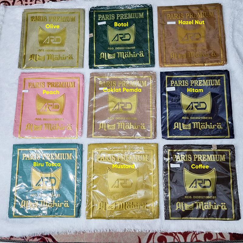Hijab Segiempat Paris Premium AL MAHIRA Ukuran Standar 110 x 110 cm - Jahit Tepi Hijab Segiempat Paris Premium AL MAHIRA Ukuran Standar 110 x 110 cm - Jahit Tepi