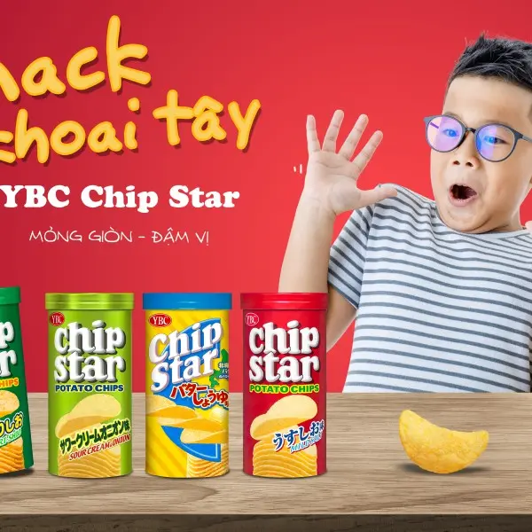 Snack Khoai Tây Chipstar Nội Địa Nhật Đủ Vị 50g 2