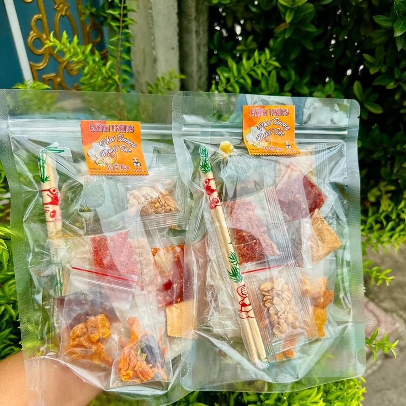 Combo 5 bịch  bánh Tráng phơi sương (Tiên Tiến ), tép mở +khô gà + hành phi+dầu hành +ớt rim mật ông + muối nhuyễn +đậu phộng + tép sấy Ít chất béo thơm ngon Snack Ăn Vặt