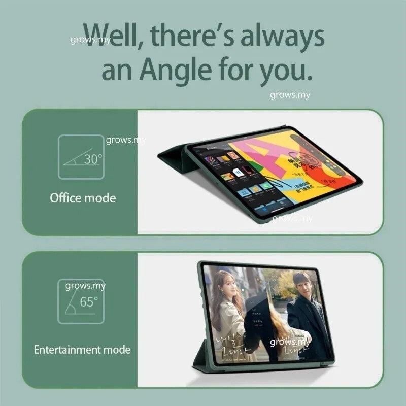 Product Introduction of For Lenovo Xiaoxin Pad 2024 11'' Case TB-331FC TB-330FU Folding Stand Mag-netic Soft leather tablet case for Lenovo Tab M11 2024 11 inch Case 4