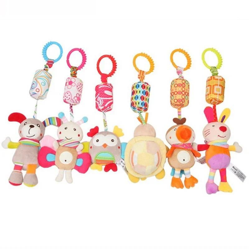 Product Introduction of Baby Sensory Hanging Rattles Soft Learning Toy Plush Animals Stroller Infant Car Bed Crib with Teether for Bebe Babies Toddlers 5