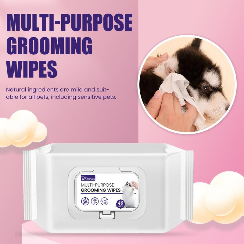 Product Introduction of [Ready Stock & Cod] Yegbong Pet Wipes Multi-Purpose Pet Cleaning Wipes Deodorant Cleaning Earmite Earwax Eye Dirt 4