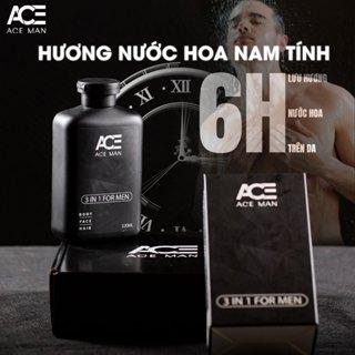 Sữa Tắm Gội Nam ACEMAN 3in1 FORMEN Tắm gội toàn thân hương nước hoa nam tính lôi cuốn 320ML