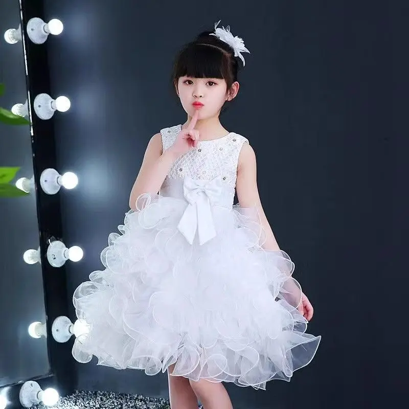 Trang Phục Biểu Diễn Ngày Trẻ Em, Quần Áo Mẫu Giáo, Váy Tutu Vải Tuyn Khiêu Vũ, Trang Phục Biểu Diễn Cô Gái Công Chúa Trường Tiểu Học 1