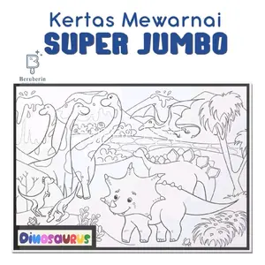 Kertas Mewarnai Super Jumbo Untuk Anak/ Kertas Mewarnai Anak ukuran Besar
