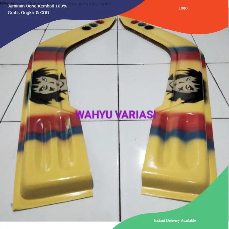 Talang air mobil truck umplung  model lukis