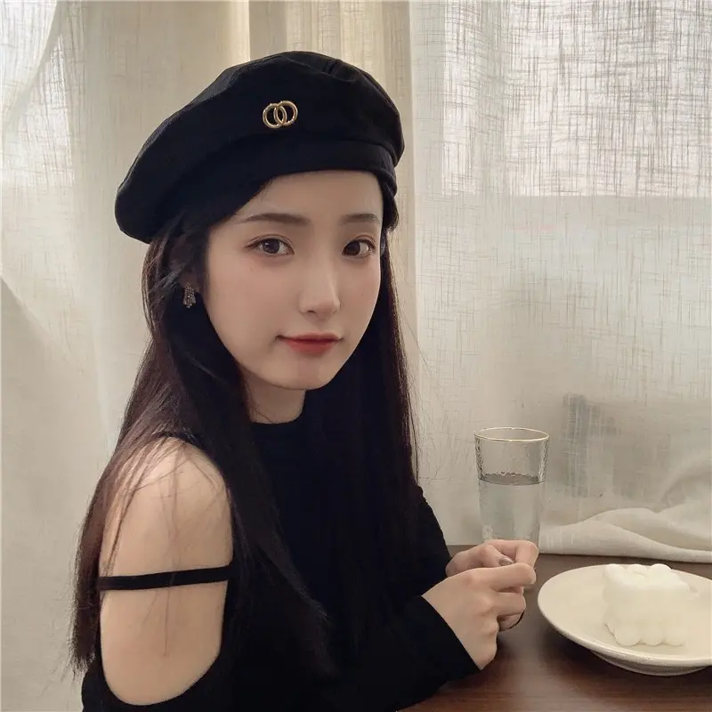 Mũ nồi, mũ beret thời trang phong cách hàn quốc 3