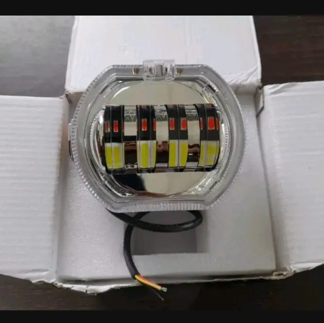 Lampu Utama LED BEAT SCOOPY VARIO NMAX JUPITER VIXION Daymaker BiLED Projie Projector 4 Mata Lensa 8D V12 DM4 Mobil Motor 2