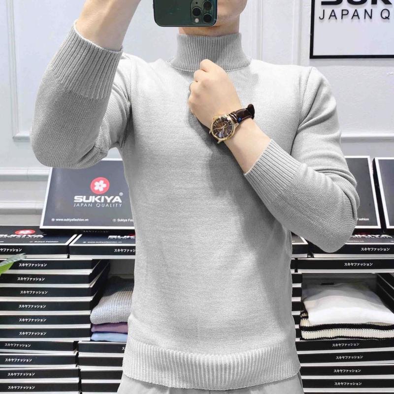 Áo len nam cổ lọ form body len xịn mềm mịn chống xù tôn dáng Menswear Nhung 5