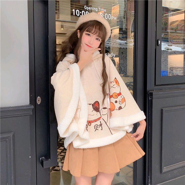 Áo choàng mèo thần tài loli 6