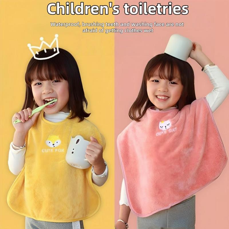 SXHY Baby Mới Mềm mại Yếm ăn cho bé Thân thiện với da Chất thấm nước Khăn rửa…
