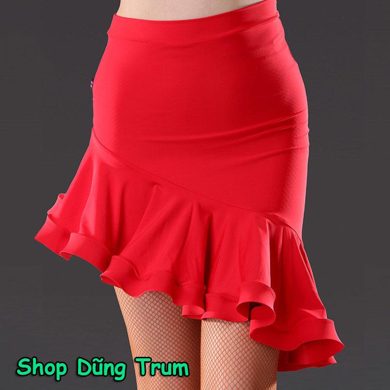 Product Introduction of Chân váy khiêu vũ đuôi cá chéo có quần bảo hộ bên trong 19
