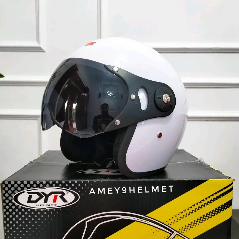 Helm Pilot Italia Dewasa Bogo Retro Original HNF Sni Motorcycle Coklat 1