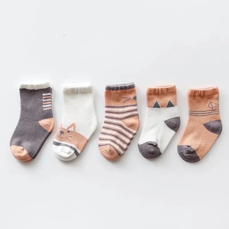 【5 pasang / bungkus】kaus kaki murah, kaus kaki kartun anak-anak, bayi Anak-Anak 7