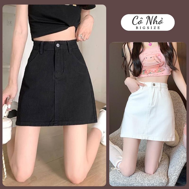 Chân Váy Bigsize Phom Chữ A Lưng Cao Che Bụng Có Quần Bảo Hộ Vải Kaki Tôn Dáng CV11 Nữ Women