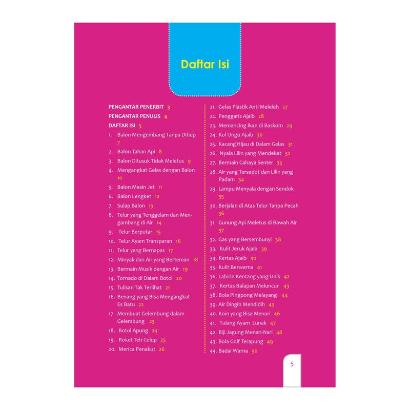 BUKU EDUKASI ANAK: JADI ILMUWAN CILIK? SIAPA TAKUT? (99 Eksperimen Sains Asyik untuk Anak) Soft Cover 3