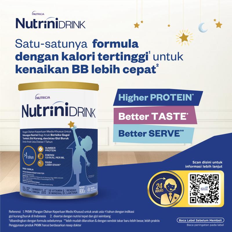 Nutrinidrink Powder 800GR - Susu bayi Nutricia Nutrinidrink Powder 1
