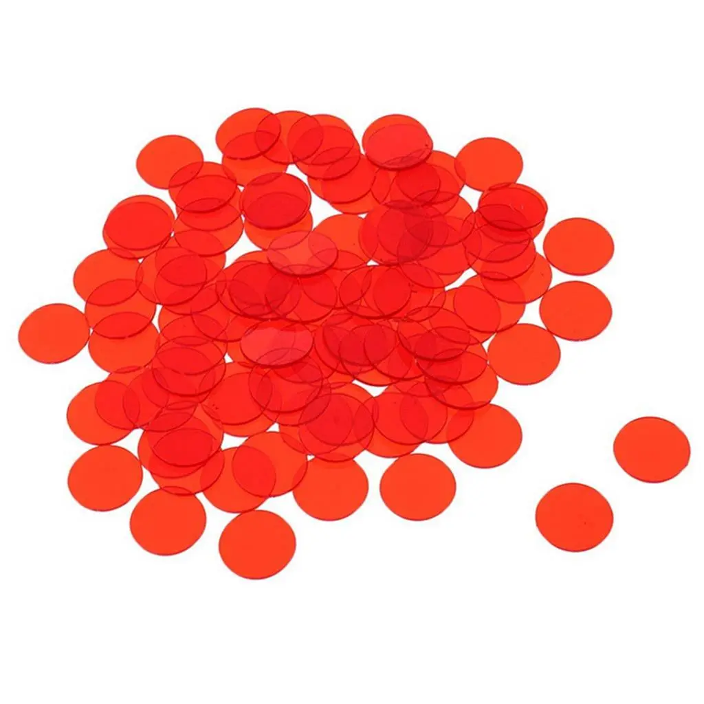Segiyi Plastic Counters Round Compact Small Plastic Coin Small for Sorting
