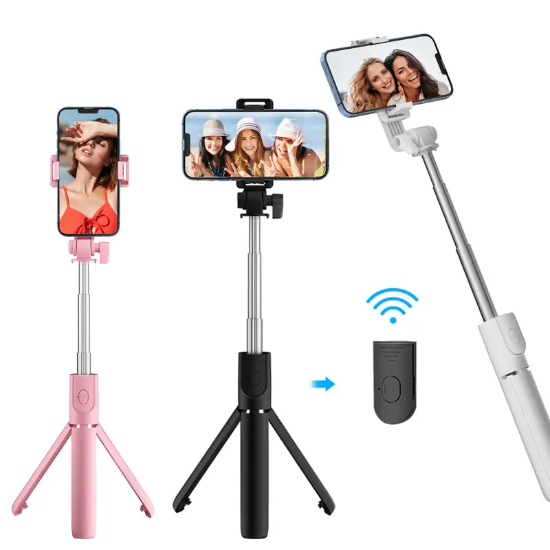 Wireless Remote Control Selfie Stick, 1 Count 360-Degree Rotatable Phone Live Tripod, Phone Selfie Stick for Travel, Outdoor, Party, Wedding 2