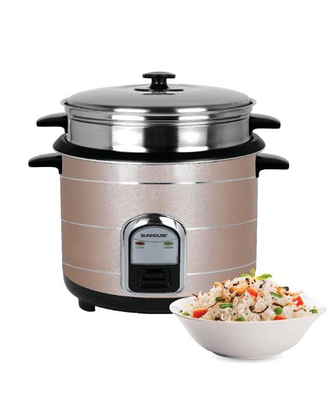 Nồi cơm điện Sunhouse SHD8125, 1.8L, có xửng hấp - Nấu Ăn, Cooker 2