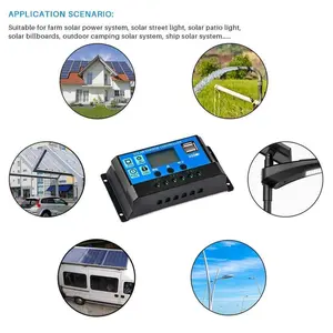 Panel Surya Solar Charge Controller PWM Automatic Recognize 12V/24V - SY4024HD