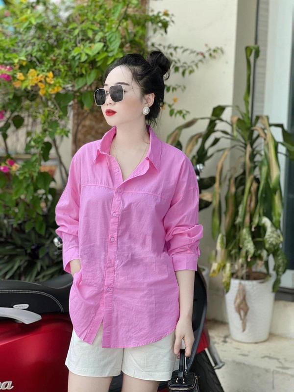 Áo sơ mi nữ tay dài kiểu dáng hàn quốc, chất vải thô hàn cotton cao cấp mềm mịn mát K9923 Top Women đầy màu sắc