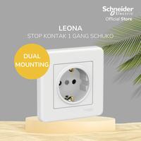Gambar Free Gimmick - Schneider Electric Leona Stop Kontak Putih - 1 Gang Schuko (2 pcs) dari Schneider Electric Indonesia Kab. Bekasi 1 Tokopedia