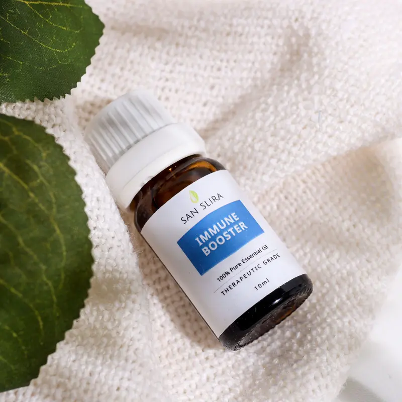 Paket Diffuser + essensial oil immune booster 10ml Humidifier  alami theraperutic grade Aromatherapy 1