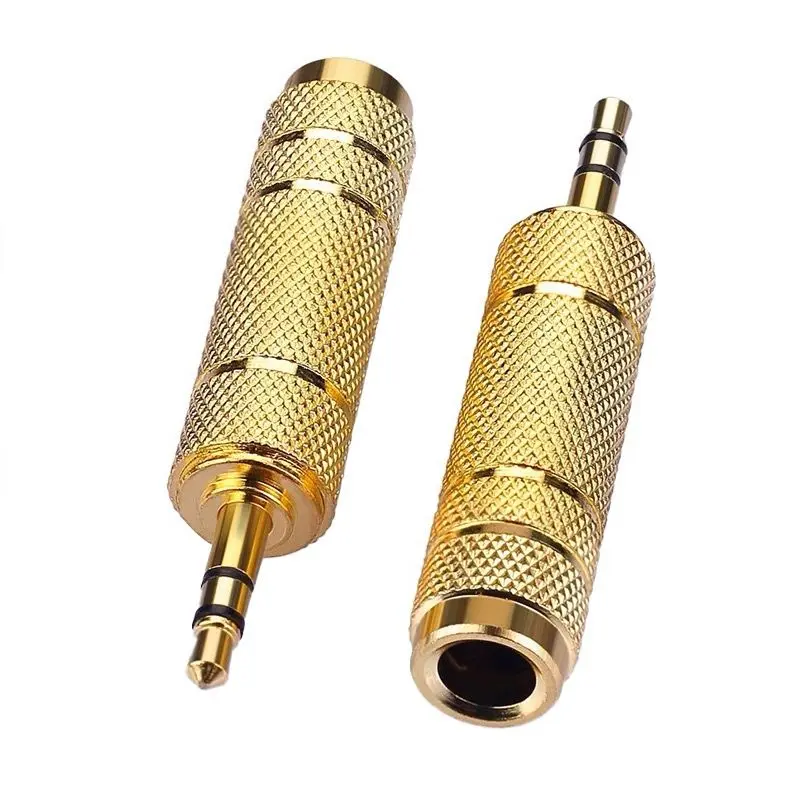 Konektor / connector Aux Jack 6.5mm ke 3.5mm - Headphone Jack Adapter 3.5mm (1/8) to 6.5mm (1/4) Stereo 3