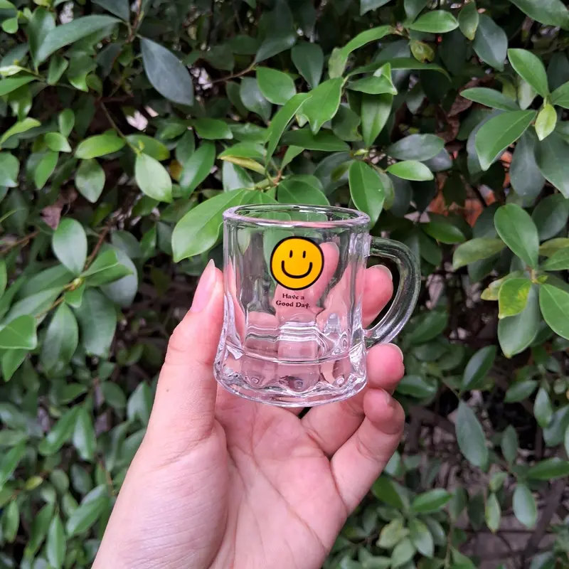 Ly Thủy Tinh Mini Dễ Thương - Dung Tích 50ml 2