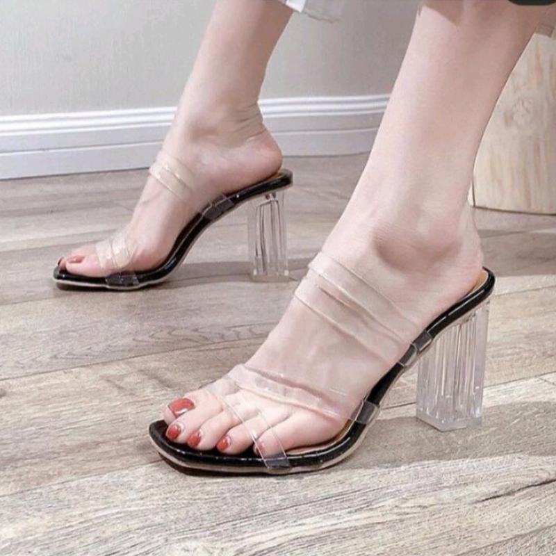 Product Introduction of sandal high heels hak kaca tali jelly Hak Tinggi (5-8 cm) 18