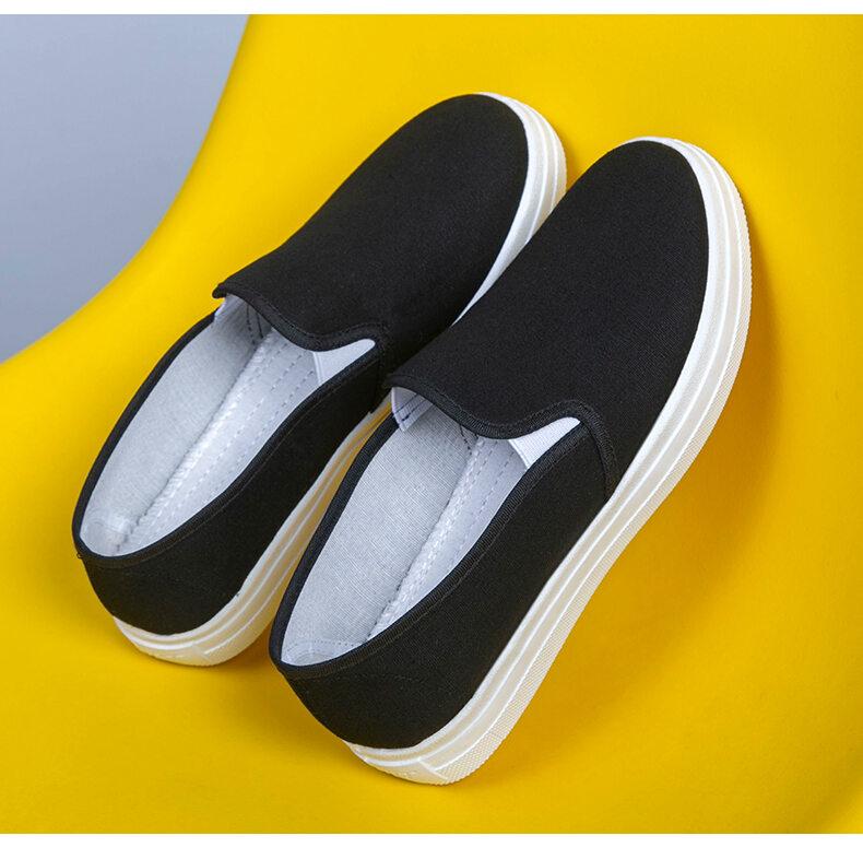 Product Introduction of Comfortable lace up women's flat shoes White non-slip rubber sole comfortable nursing shoes comfortable slip on sneakers 18