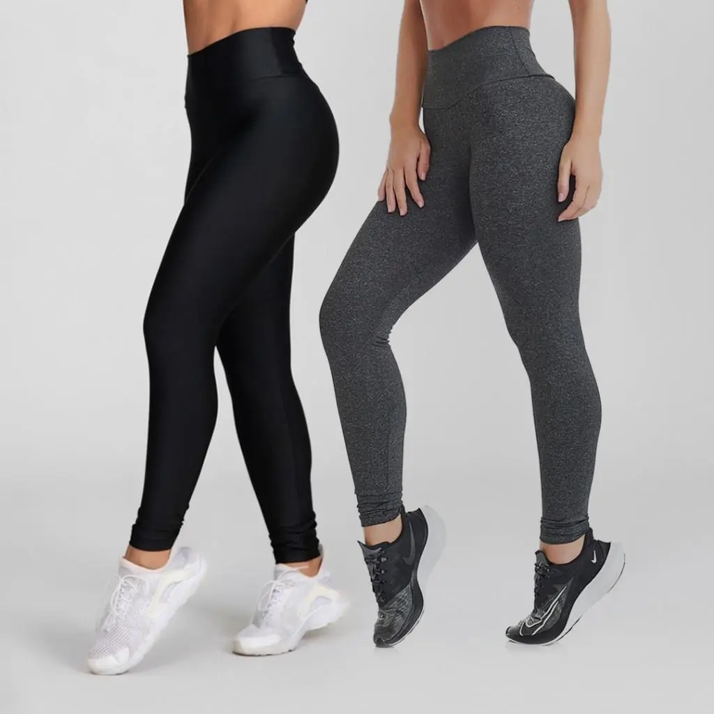 Kit 2 Calças Legging Feminina para Treino de Academia - TikTok Shop Brazil