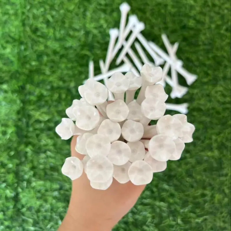 Unbreakable Golf Tees, 30/50/100pcs Professional Durable Plastic Golf Tees, Golf Clubs, Reusable Golf Balls Accessories and Gifts for Golfer Lovers, Fathers Day Gift, Golf Accessory 2
