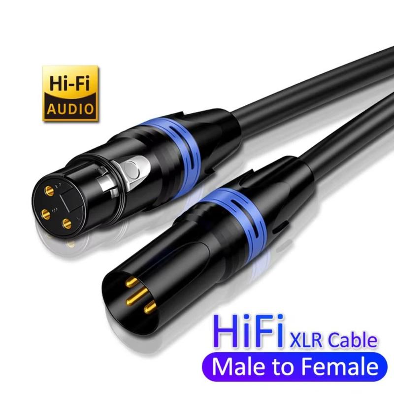 Cáp cân bằng âm thanh nổi 3 chân Cáp âm thanh XLR OFC Hifi Cáp mở rộng Bộ…