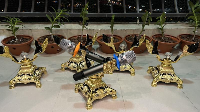 Product Introduction of Giá để tay micro cao cấp mạ vàng chuyên nghiệp 8