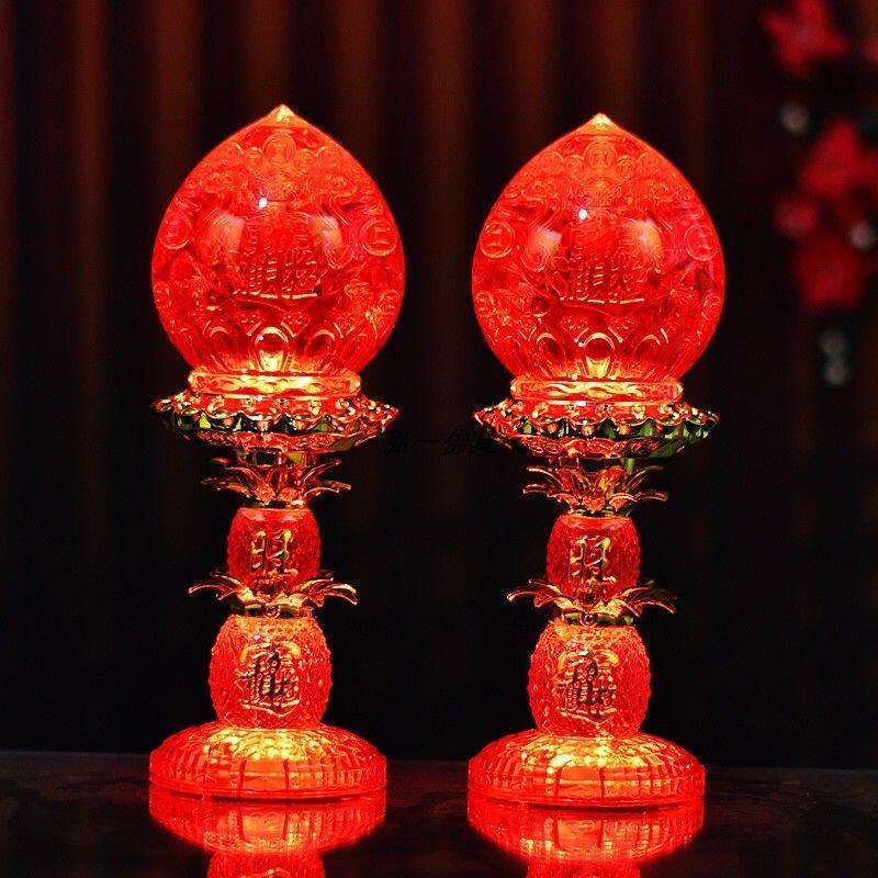 Product Introduction of Lampu Dewan Buddha, Kegunaan Rumah, Lampu Jubao Wangcai, Lampu Dewa Kekayaan LED, Lampu Buddha, Lampu Meja Buddha,  Sesuai untuk Lampu Ilahi kuthu vilakku  set Lighting Pejabat Green agal  vilakku patung  lilin krisdayanti Islamic LED Night Home 7
