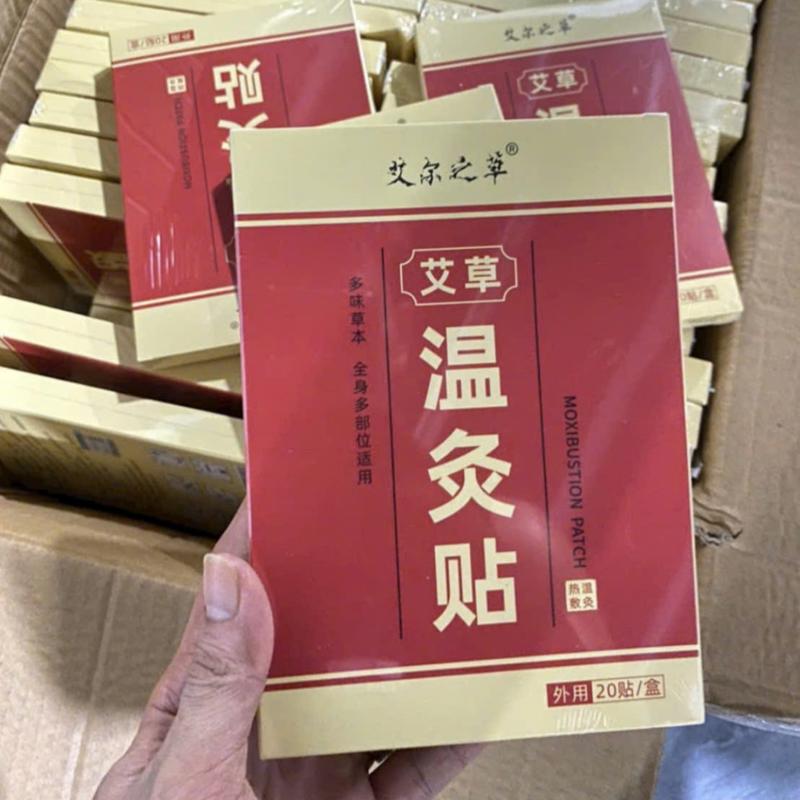 Combo 5 hộp -Hộp 20 Miếng Dán Ngải Cứu Đông Y dành Đau Xương Khớp Vai Gáy Đốt Sống Lưng
