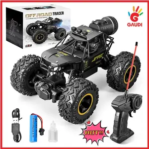 Gaudi Mobil Remote Control Kendaraan Off-Road Berkecepatan Tinggi Paduan Mobil Mainan Mendaki Pengisi Daya Anak-anak