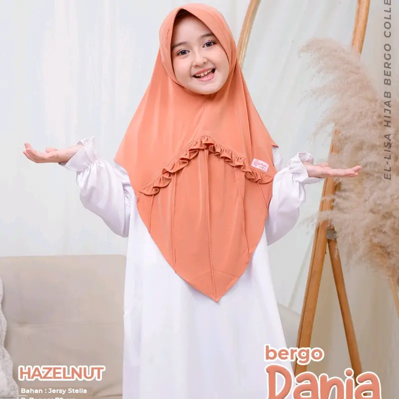 bergo Dania kids Anak Jilbab Muslim 2