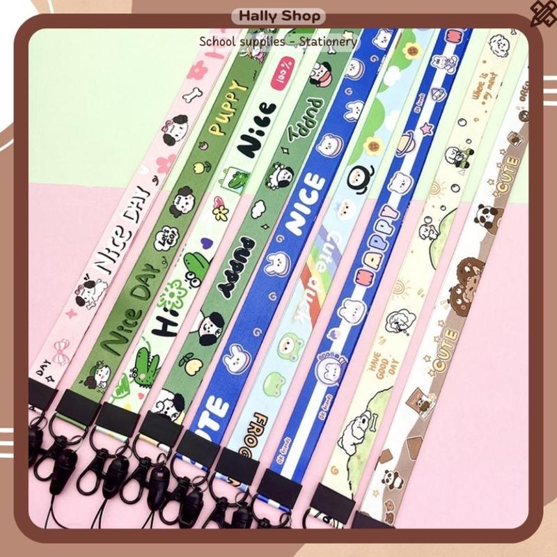 Dây Đeo Điện Thoại Thẻ Bảng Tên Hoạt Tiết Dễ Thương Cute-Hally Shop