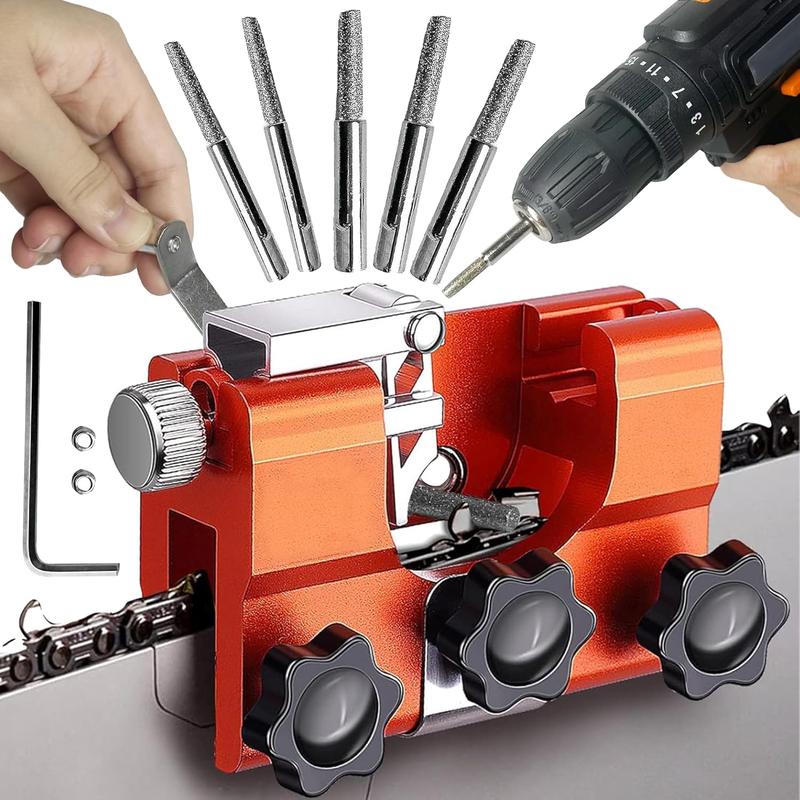 Upgraded Chainsaw Sharpener Tool,Chain Saw Sharpening Jig with - TikTok ...