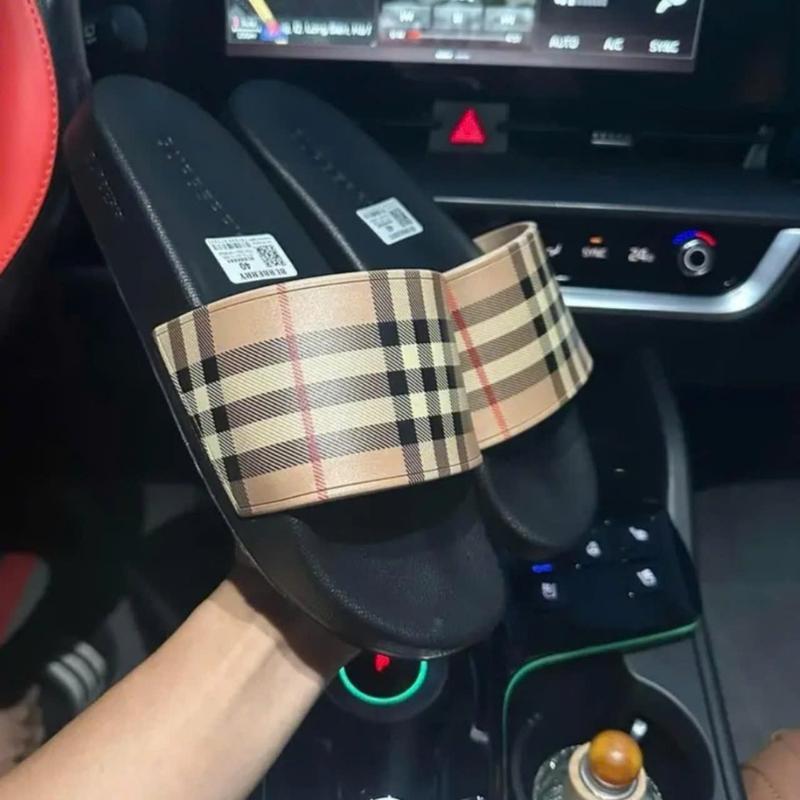 Đủ SZ 35-43 Dép Nam Nữ B.Bi.R Đồng Kẻ Sọc Dép Bắp Rang Bơ Phù Hợp Mọi Lứa Tuổi Chất Liệu Sao Su