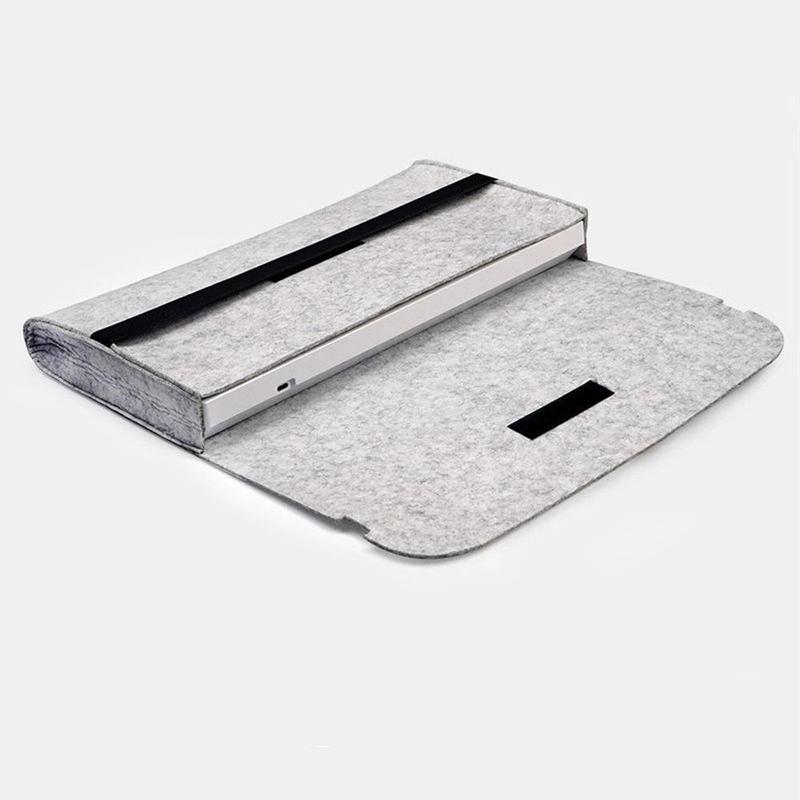 Product Introduction of Creamy Keyboard Elastic Band Portable Large Capacity Dust Proof Storage Organizer Travel Cover Keyboard Carrying Case Keyboard Storage Bag Keyboard Felt Bag Mechanical Keyboard Bag 12