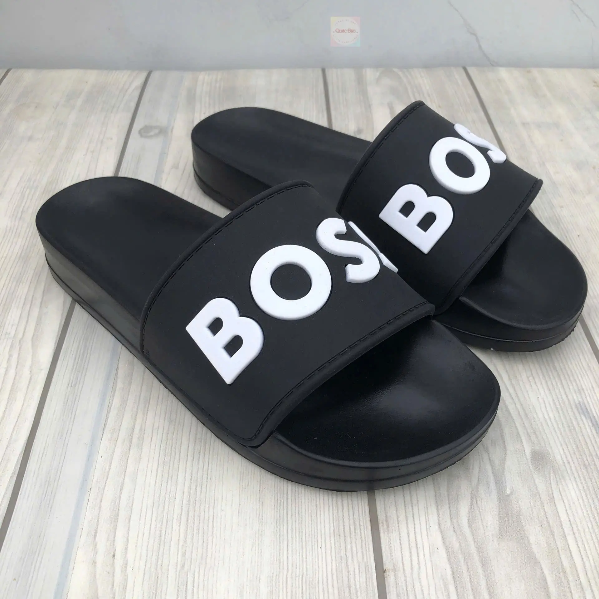 Dép lê BÓT  đen nam nữ size 35-42 dép dẻo nhẹ DéP Nam Đế Bằng Quai Ngang Slipper