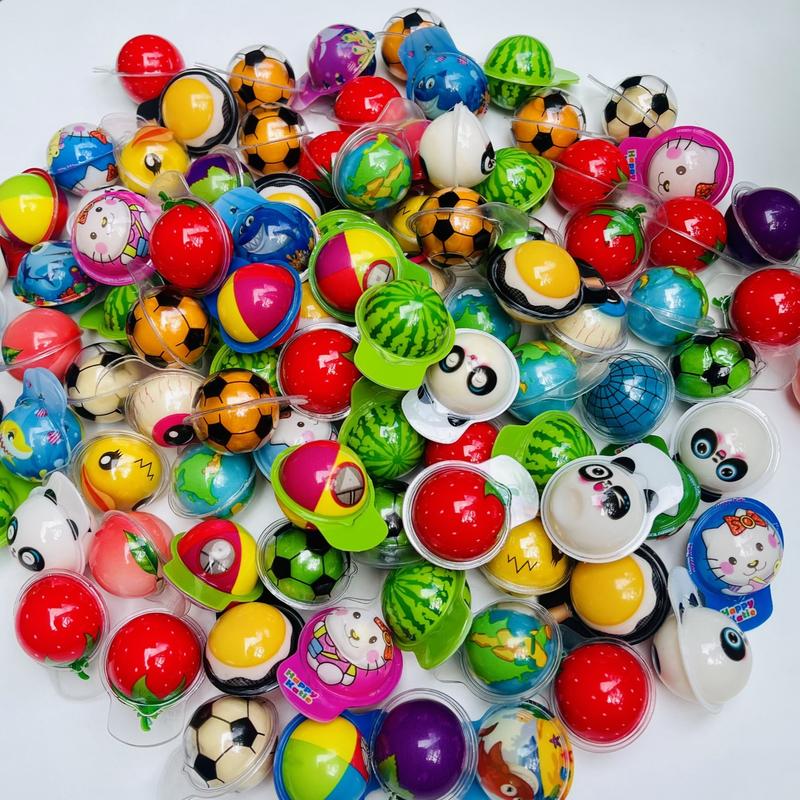 XÁ 1KG Kẹo Dẻo Có Nhân Hình Con Mắt - Dưa Hấu - Dâu - Vịt - Gấu trúc - Người Nhện v.v... Ăn Vặt